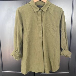Madewell Button-back Flannel Shirt